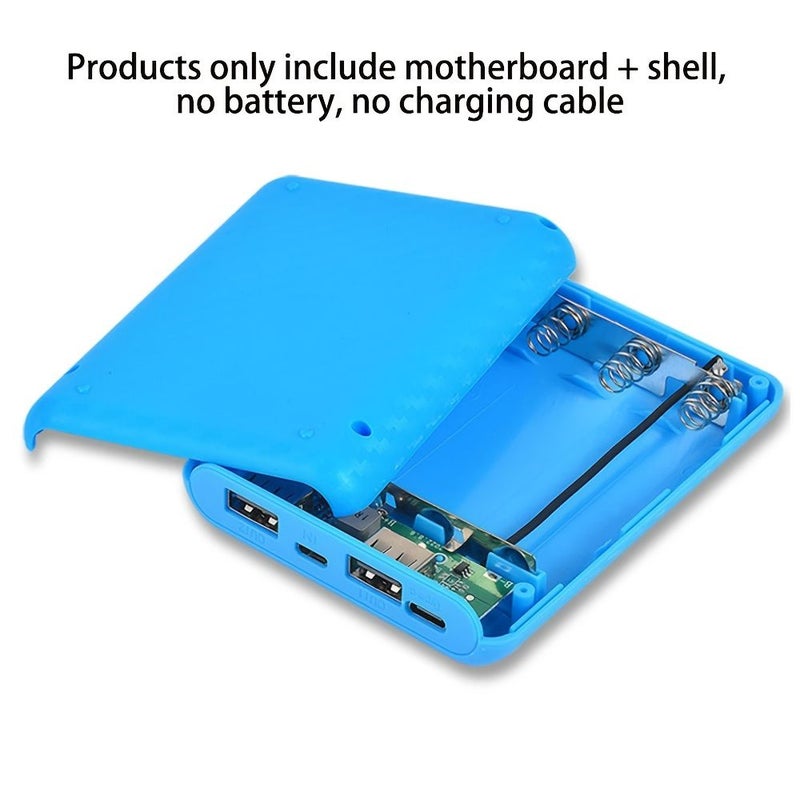 Green 4 Slots 18650 Battery Box Case DIY Power Bank Charger Shell Mini Solderless Power Supply Housing - Image 3