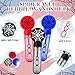 Rotatingpals 24 Pcs Spider Web Bubble Wands Mini Bubble Party Favor Toys for Kids Toddlers Birthday Goody Bag Stuffer Filler Summer Outdoor Classroom Reward Gifts - Image 4