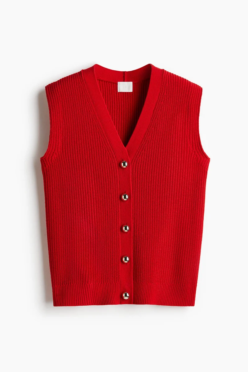 H&M Button-front sweater vest