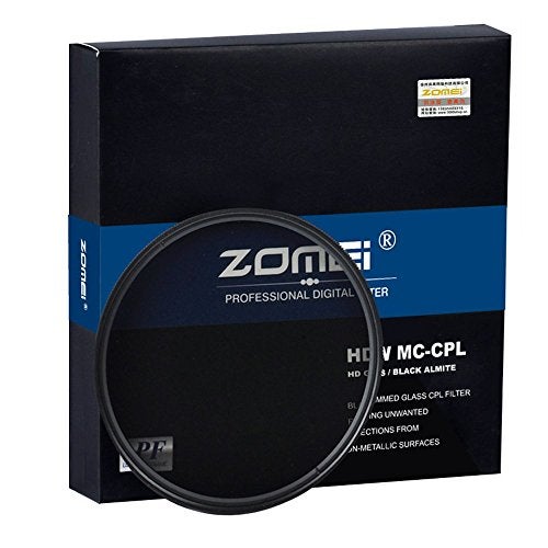 ZOMEI 58mm 18 Layer Multi-Coated HD Ultra Slim Waterproof SHOTT Schott Camera Lens Polarizing Polarizer Circular CIR-PL CPL Filter with Rotating Ring - Image 4