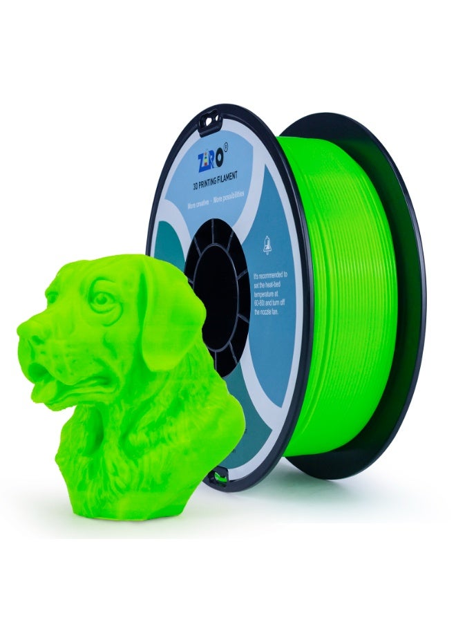 ZIRO PETG 3D Printer Filament, 1.75mm Diameter, 1kg Spool, Low Warping, No Odor, GREEN - Image 5