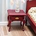 Cutemini Miniature Furniture 112 Bedside Table Dollhouse Accessories Wooden Nightstand Vintage Living Room Bedroom Scene Bedroom Bedsides End TableHouse Model Decoration Red - Image 4