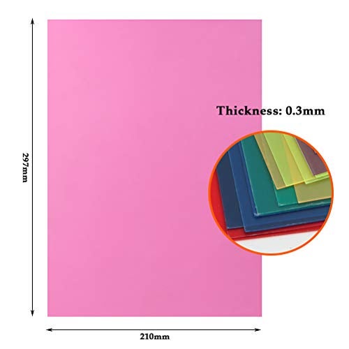 BUYGOO 24Pcs Transparent Color Correction Lighting Gel Filter - Colored Gel Light Filter Plastic Sheet, 8.5 x 11 Inch, 8 Assorted Colors - Image 2