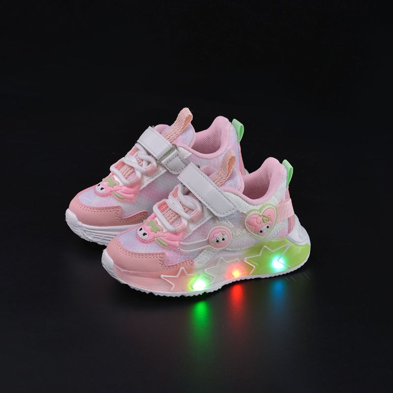 Mesh Sneakers Lightweight Flexible Sole Walking Shoes For Kids Indoor And Outdoor Activities - Image 1