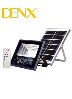 Denx 400W Solar Light with 4000mAh Battery and COB Light IP67 Waterproof and Dustproof with Smart Remote Control  - Image 1