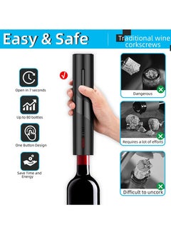 Generic Electric Bottle Opener For Red Wine, Foil Cutter Automatic Red Wine Openers, Kitchen Accessories Gadgets, Bottle Opener  - Image 5