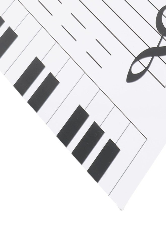 Estink Magnetic Music Notes Double Sided Dry Erase Board for Music Lessons, Piano Teacher, Music Classroom - Image 5