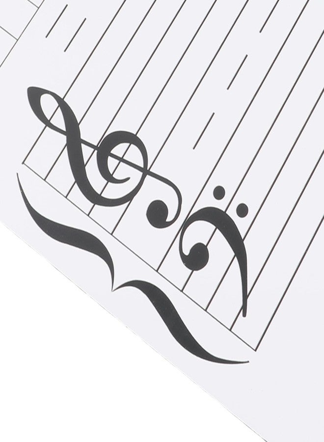Estink Magnetic Music Notes Double Sided Dry Erase Board for Music Lessons, Piano Teacher, Music Classroom - Image 4
