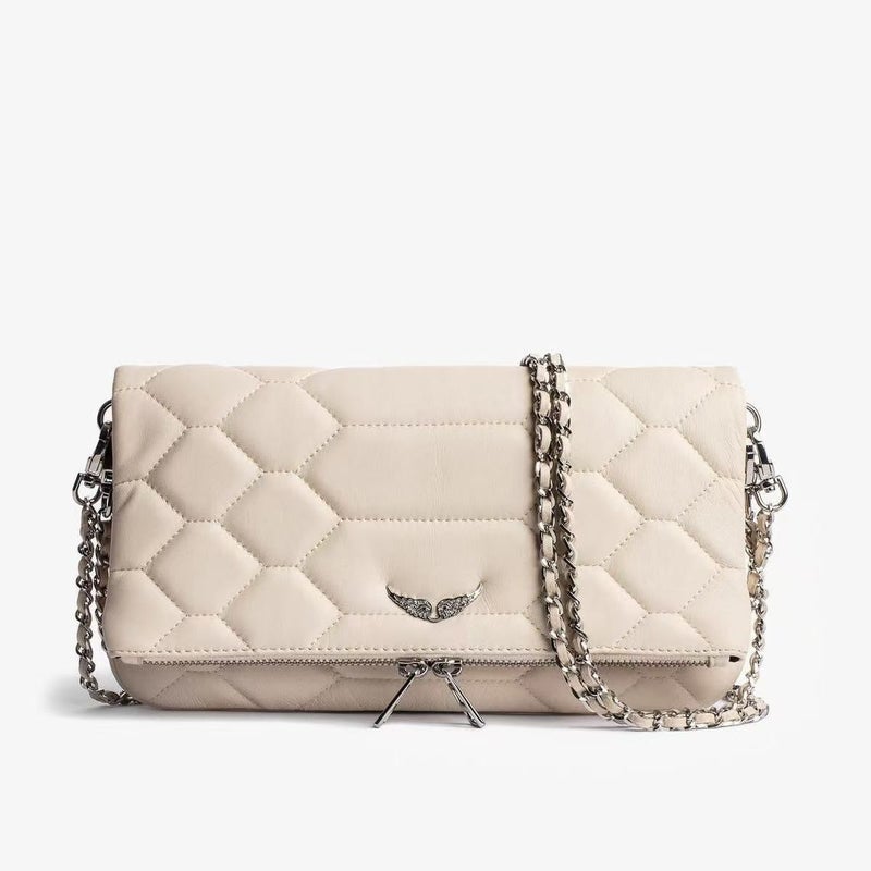 Zv Bag French Export New Snake Pattern Single Shoulder Crossbody Women'S Bag Diamond Women'S Bag Wing Bag Top Flip Bag - Image 1