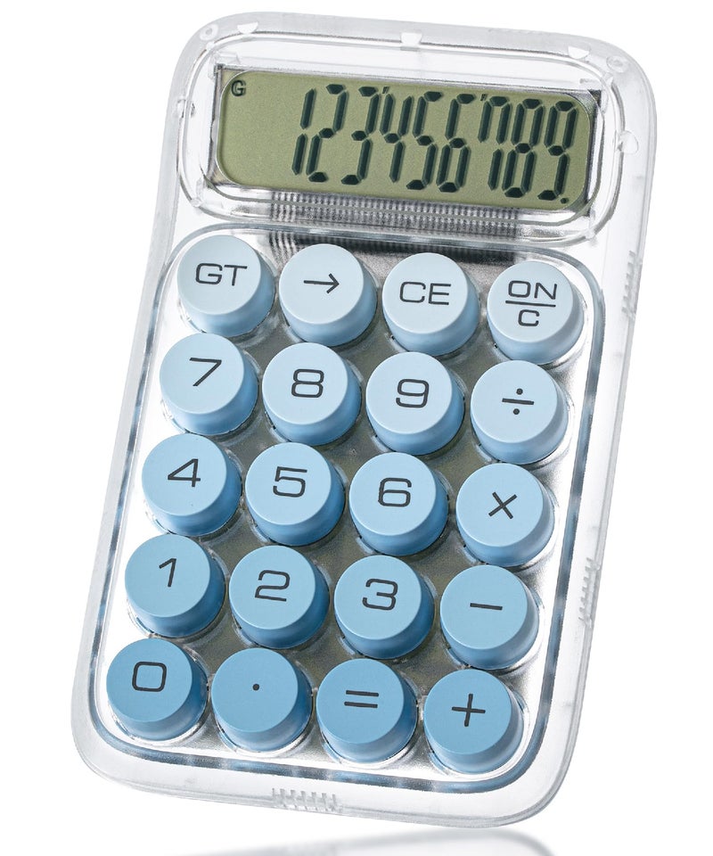 Mr. Pen- Cute Desktop Calculator, Mechanical Large LCD Display Simple Basic Desk Calculators for Business Office Supplie - Image 1