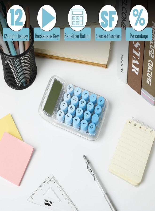Mr. Pen- Cute Desktop Calculator, Mechanical Large LCD Display Simple Basic Desk Calculators for Business Office Supplie - Image 5