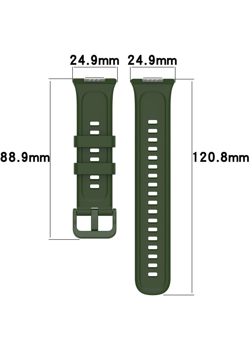 الأشرطة متوافقة مع هواوي صالح 2 تبو الأشرطة الناعمة ، للرجال والنساء ، الأخضر - Image 3
