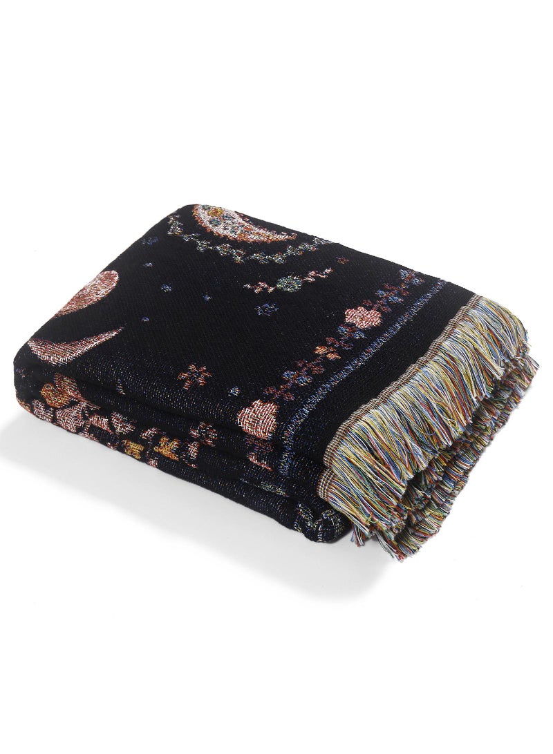 Y&D 160*130cm Camping Blanket Outdoor Blanket Picnic Blanket Sofa Blanket Bed End Blanket Air Conditioning Blanket Shawl Blanket Thread Blanket  - Image 2