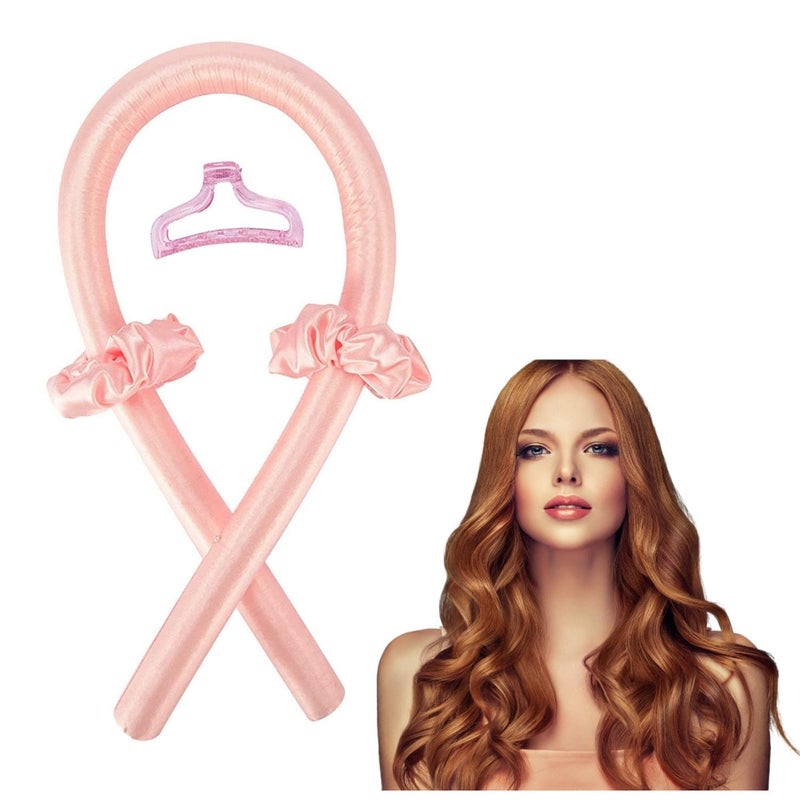 Curling Wrap - Non-Heat Curlers You Can Sleep With All Night Long, Versatile Hair Curlers Ensure Damage-Free Styling Protects Strands While Creating Sleek, Volume Curls Easily and Conveniently