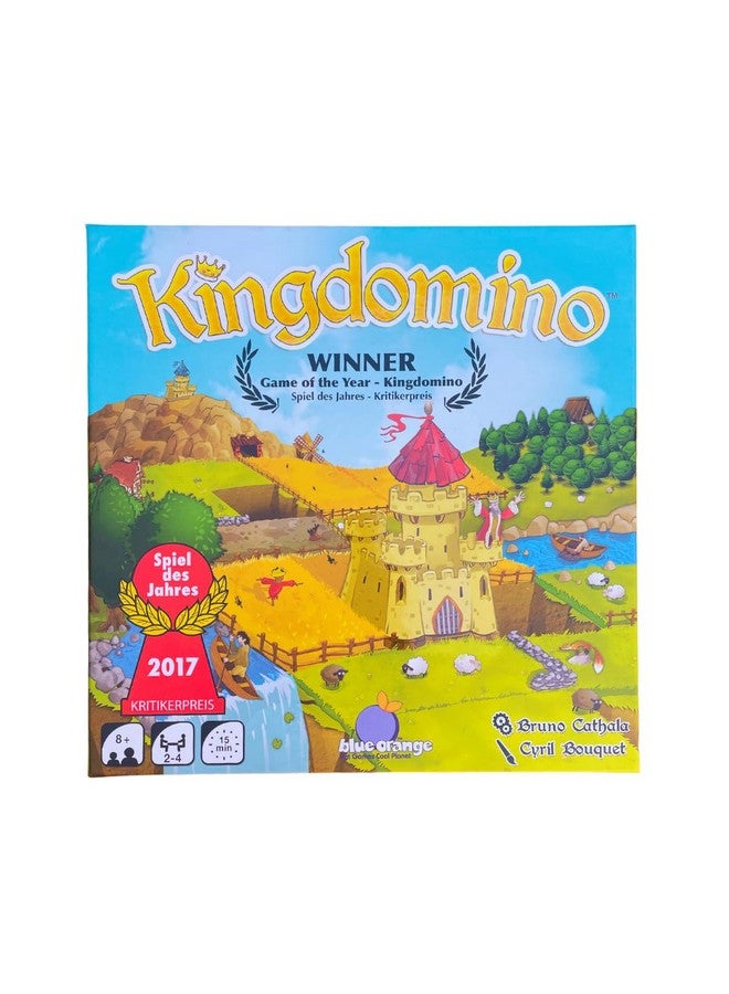 بلو أورانج لعبة لوحة استراتيجية عائلية حائزة على جائزة Kingdomino من Blue Orange Games، لأربعة لاعبين - Image 3