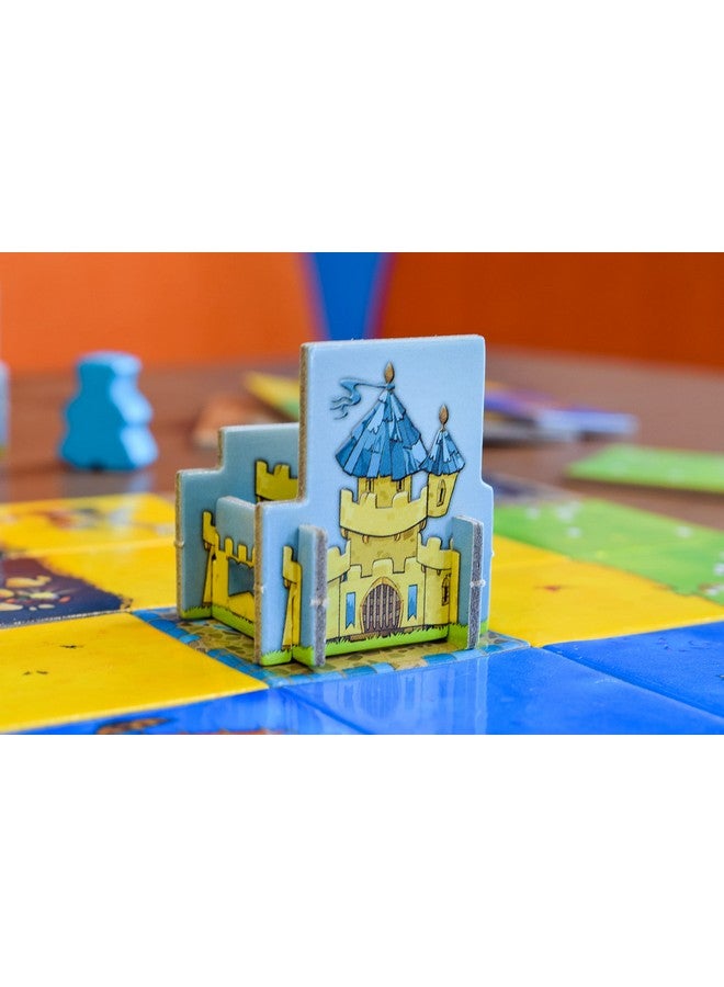 بلو أورانج لعبة لوحة استراتيجية عائلية حائزة على جائزة Kingdomino من Blue Orange Games، لأربعة لاعبين - Image 4