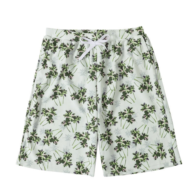 Couples Swimsuit Fashion Small Fresh Slim-Fit Slim Look Skirt Swimsuit Women'S Men'S Beach Trunks Couples Swimsuit - Image 1
