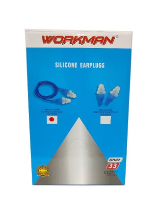 EC-2018C Silicon Corded Ear Plugs with Cottan Thread | Noise Reduction Earplugs for Sleeping, Work & Construction | Soft & Comfortable with SNR 34dB | 100 Pairs - pzsku/ZE3B60D91AB00F81AEA27Z/45/_/1733205409/1a547318-98ee-4d16-bf11-cf84f6f47d7c