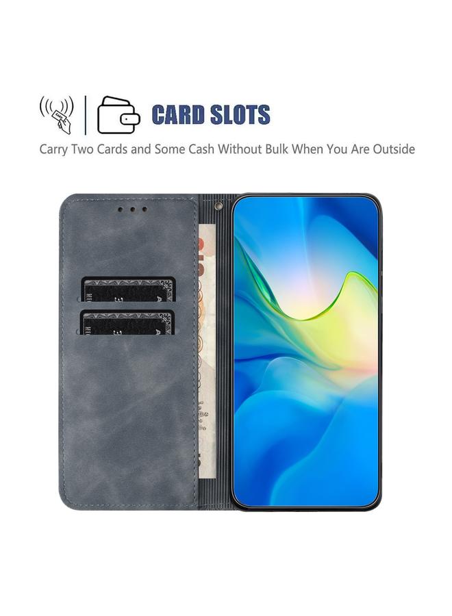 S-TOP Case For iPhone 15 Ethnic Embossed Adsorption Leather Phone Case - Image 4