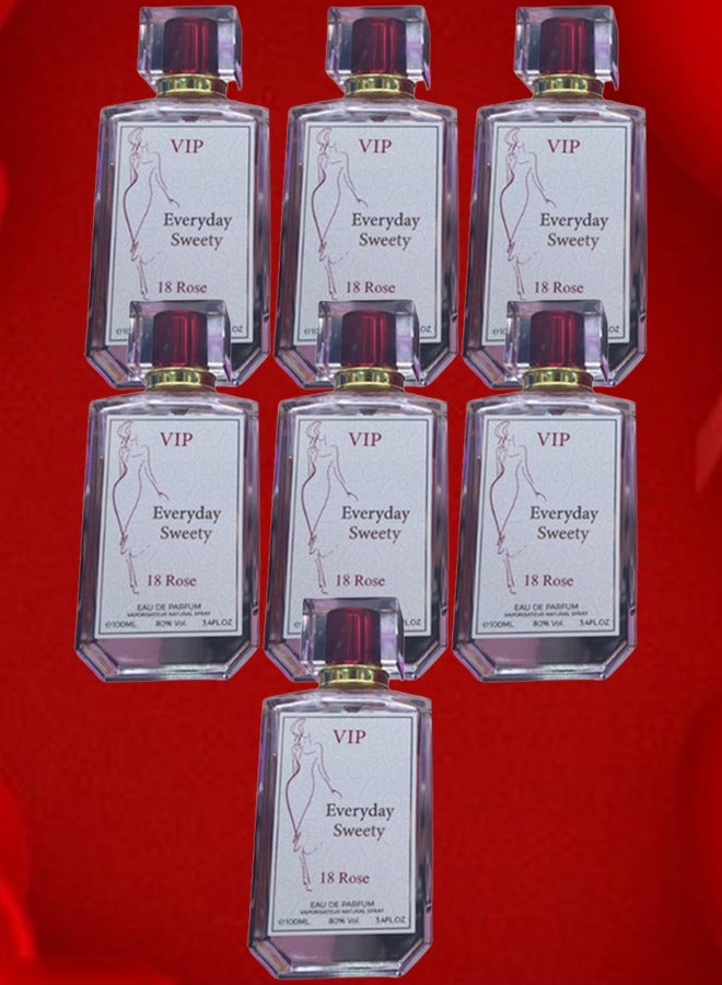 في آي بي 7 قطع عطر ايفري داي سويتي 18 روز 100 مل - Image 1