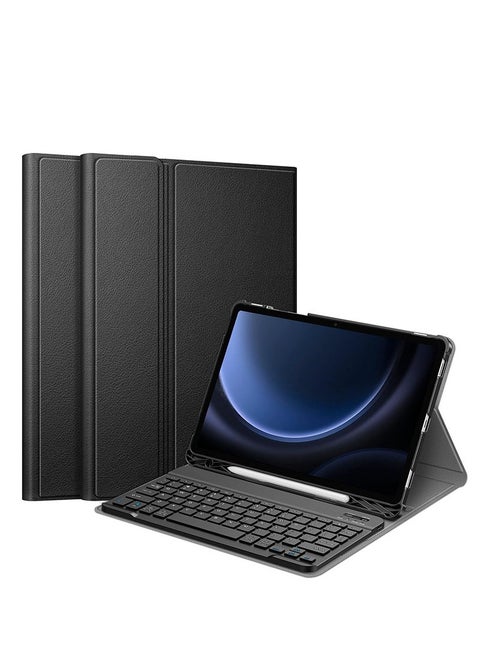 Samsung Galaxy Tab S9/S9FE 11" 2023 Keyboard Case, (SM-X510/X516B/X518U/SM-X710/X716B/X718U) Slim Stand Case Bluetooth Wireless Keyboard