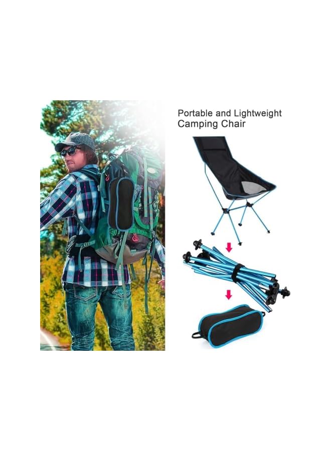 PROMASS Camping Chair - Ultralight Portable High Back Folding Chair, Backpacking Chair With Headrest And Carry Bag, Compact Collapsible Chair For Outdoor Camping, Travel, Beach, Picnic, Hiking - Image 5