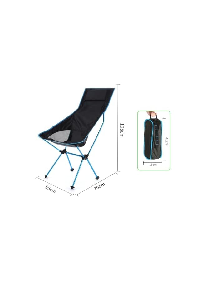 PROMASS Camping Chair - Ultralight Portable High Back Folding Chair, Backpacking Chair With Headrest And Carry Bag, Compact Collapsible Chair For Outdoor Camping, Travel, Beach, Picnic, Hiking - Image 2