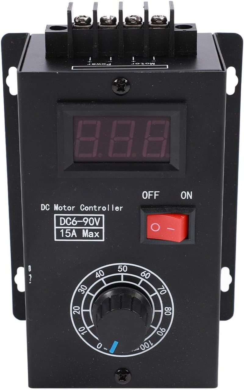 Universal PWM DC Motor Speed Controller 6V 90V with Digital Display and 20A - Image 5