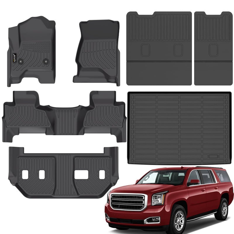 Jenofa-Floor Mats for Kia K5 2021-2026 & Hyundai Sonata 2020-2026 Gas Car Mats Cargo Mat Fit K5 Sonata (Only FWD) All Weather Non-Slip Waterproof Floor Liner Accessories Full Set 2024 - Image 1