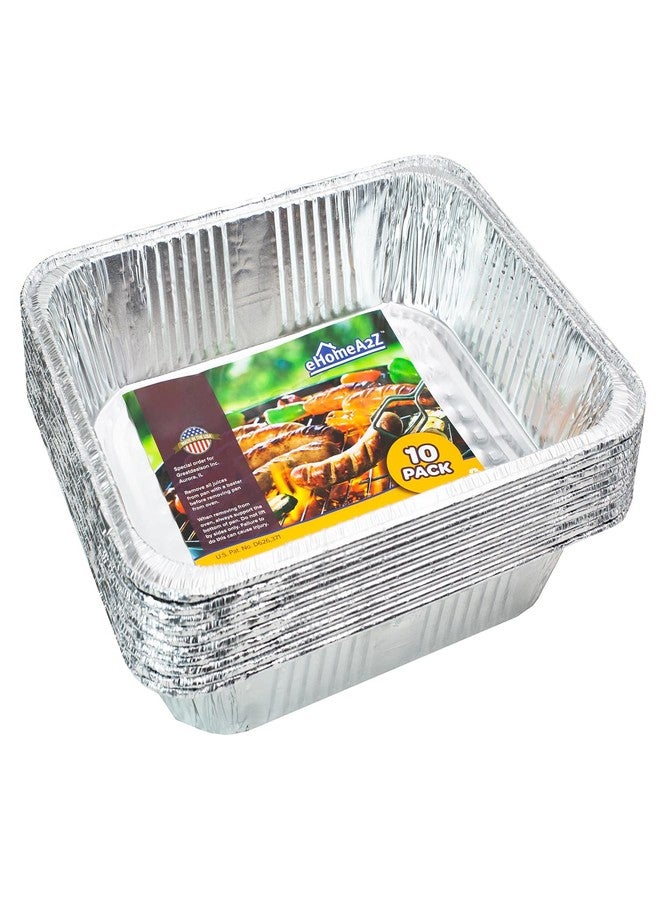 EHOMEA2Z Disposable Aluminum Foil Steam Table Pans for Cooking, Roasting, Broiling, Baking (10, Half Size) - Image 1