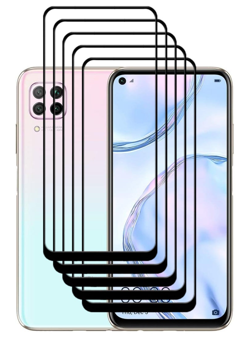 ACLIX 5 Pieces Antistatic ESD Dustproof Premium Quality High Definition Tempered Glass Screen Protector Designed For Huawei nova 7i - Image 1