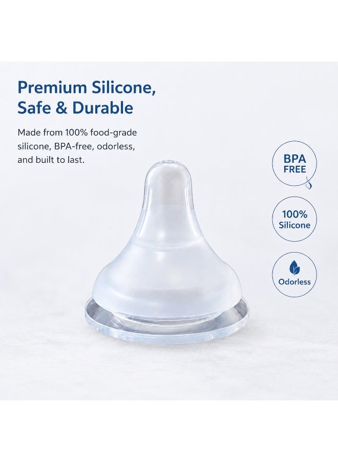 EXCLIFE Baby pacifier wide caliber universal newborn silicone pacifier - Image 2
