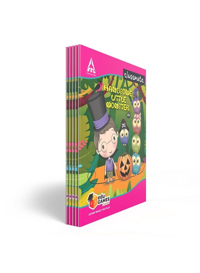 classmate Classmate Short Size Notebook - 172 Pages | Single Line | 19.0cm x 15.5cm | Pack of 5 Notebooks | Short Size Ruled Notebook for School Students - Image 1