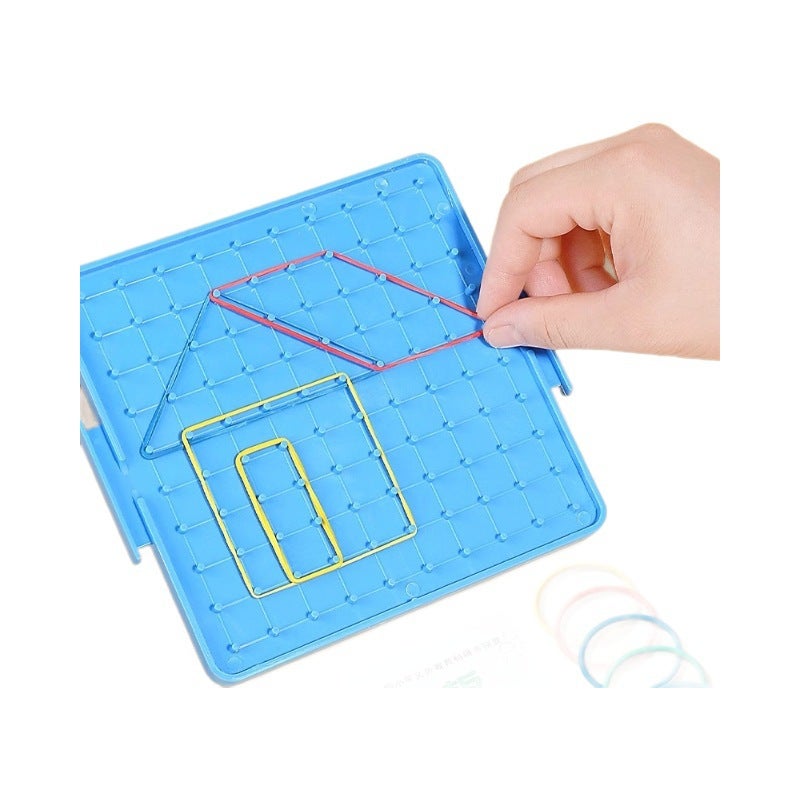 Primary School Mathematics Nail Board Geometry Teaching Aids Nail Board Shape Of Multifunctional Hook Nail Board For Grade One And Two Primary School Students - Image 5