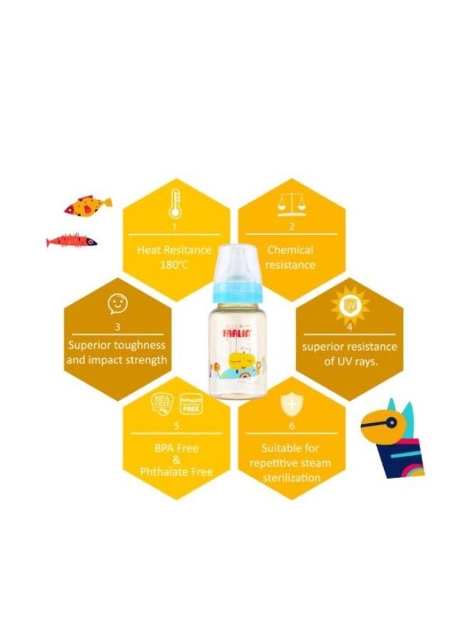 FARLIN Silky PPSU Feeding Bottle Little Artist Collection Standard Neck -140ml - Image 2