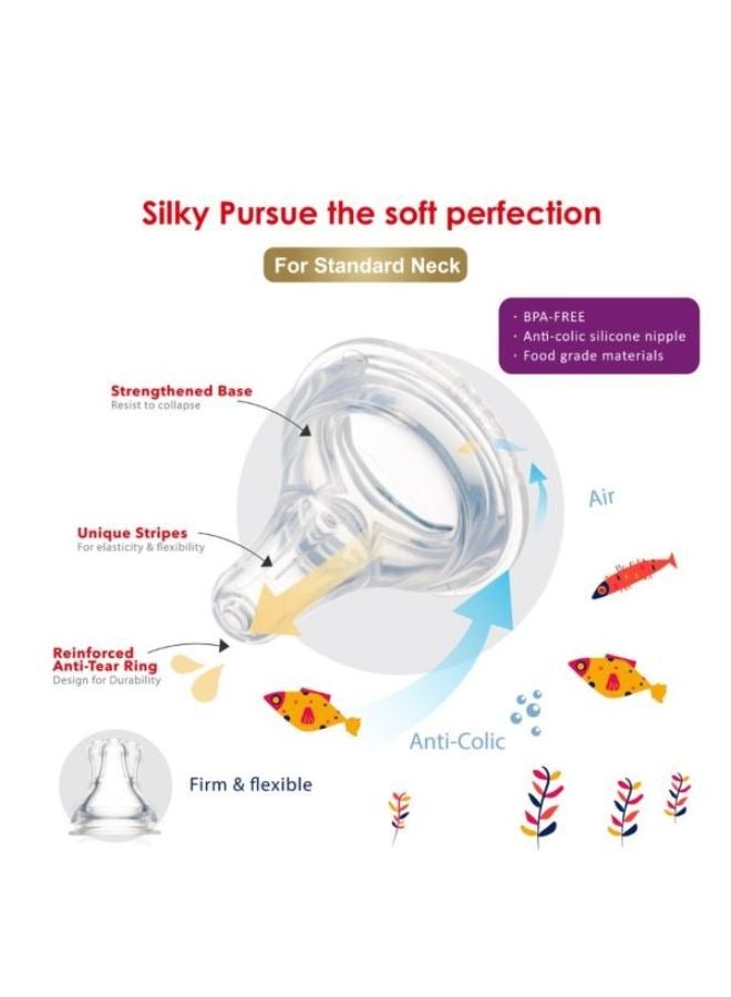 FARLIN Silky PPSU Feeding Bottle Little Artist Collection Standard Neck -140ml - Image 3