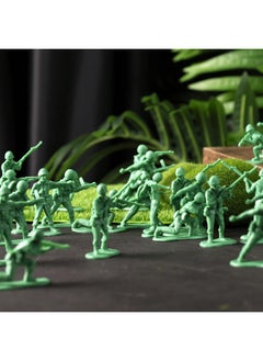 3 otters 80Pcs Army Men Action Figures, Plastic Army Men Toy Soldiers Men Soldier Playset For Kids Birthday  - Image 4