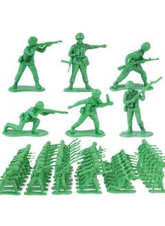 3 otters 80Pcs Army Men Action Figures, Plastic Army Men Toy Soldiers Men Soldier Playset For Kids Birthday  - Image 1