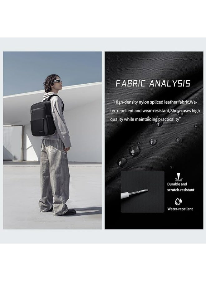 أركتيك هانتر حقيبة ظهر Arctic Hunter كاجوال للكمبيوتر المحمول للرجال، مقاس 15.6 بوصة للأعمال والمكتب والسفر والجامعة - Image 3