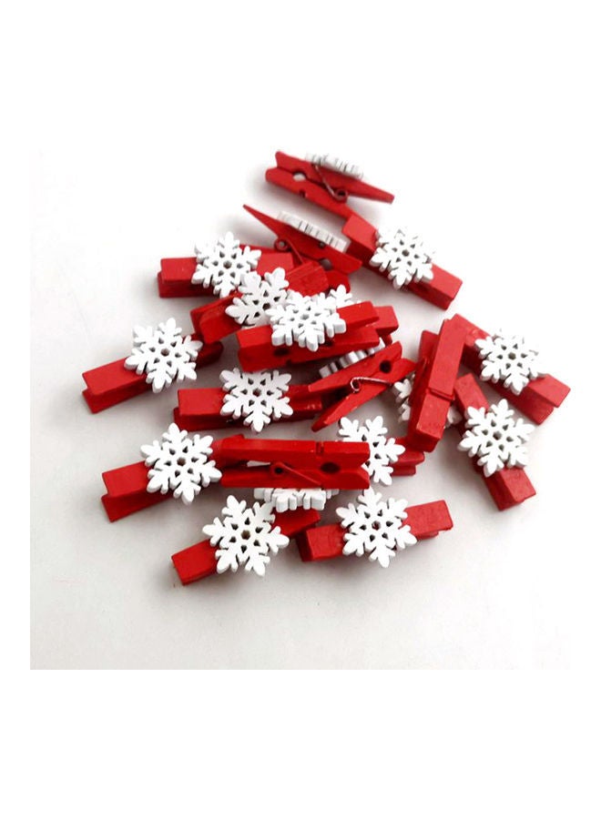 NIBEMINENT 25-Piece Wooden Note Clip Set - Image 1