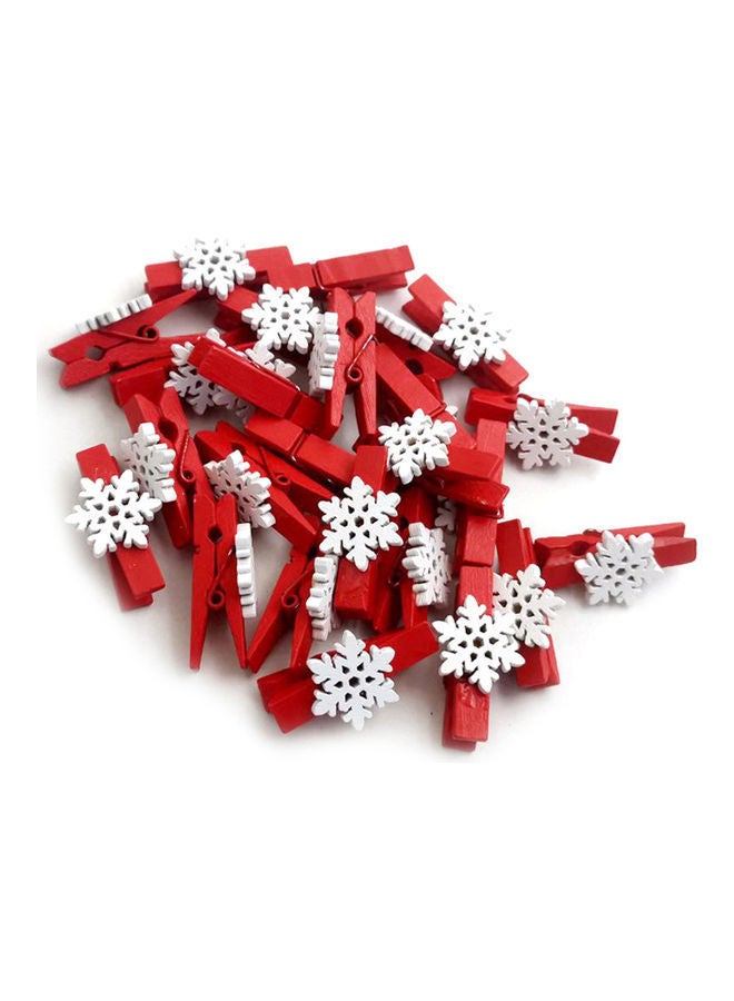 NIBEMINENT 25-Piece Wooden Note Clip Set - Image 2