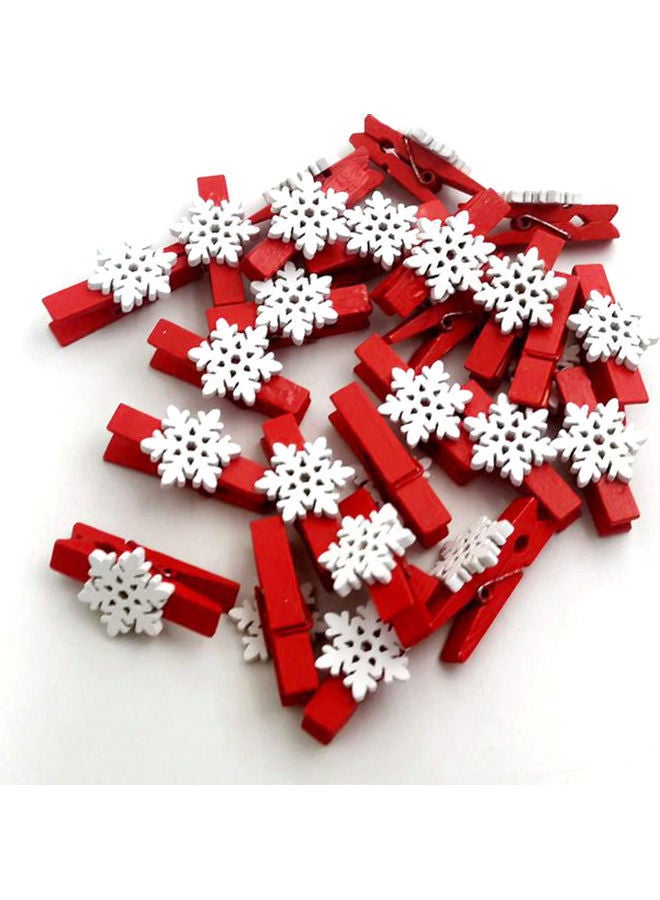 NIBEMINENT 25-Piece Wooden Note Clip Set - Image 3