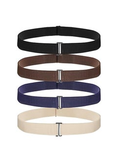 4Pcs Women Elastic Stretch Belts, Men No Buckle Elastic Waist Belt, Invisible Belts with Flat Buckle for Jeans Pants Dresses, No Bulge - pzsku/ZE3B6FBF2DD9630C2C5D2Z/45/_/1721637246/f73ee640-bd83-46bc-88f9-cd4c44a376c3