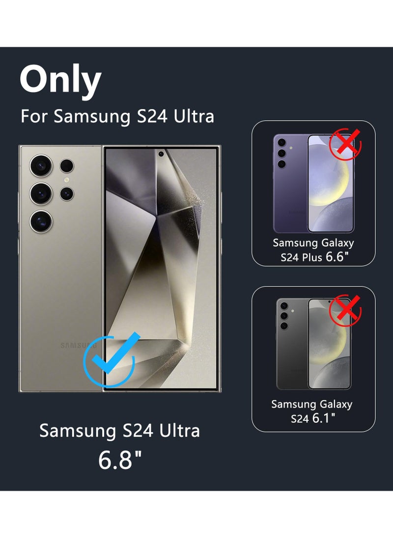 BORTONY Samsung S24 Ultra Case Liquid Soft Silicone Gel Rubber Galaxy S24 Ultra Cover Anti Scratch Military-Grade Drop-Proof Protective Case for Samsung Galaxy S24 Ultra 6.8 Inch - Image 2