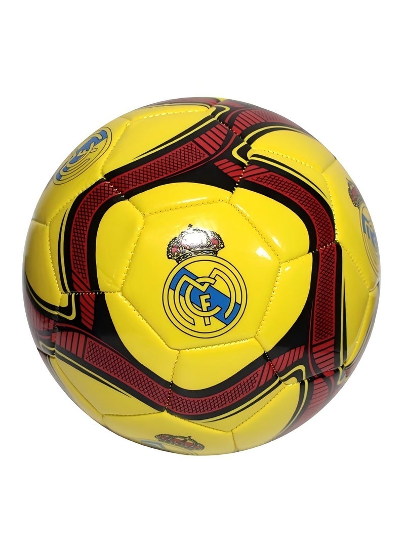 Beauenty World Cup Children's No. 5 Football Campus Primary and Secondary School Football Machine Sewn No. 5 PVC Seamless Competition Training Football (Yellow Marking)