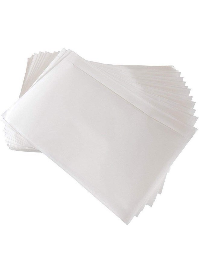 FungLam - 6" X 9" Clear Adhesive Top Loading Packing List Shipping Label Envelopes Pouches (100 Pack) - Image 1
