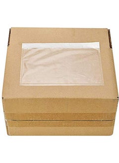 FungLam 6" X 9" Clear Adhesive Top Loading Packing List Shipping Label Envelopes Pouches (100 Pack)  - Image 4