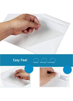 FungLam 6" X 9" Clear Adhesive Top Loading Packing List Shipping Label Envelopes Pouches (100 Pack)  - Image 3