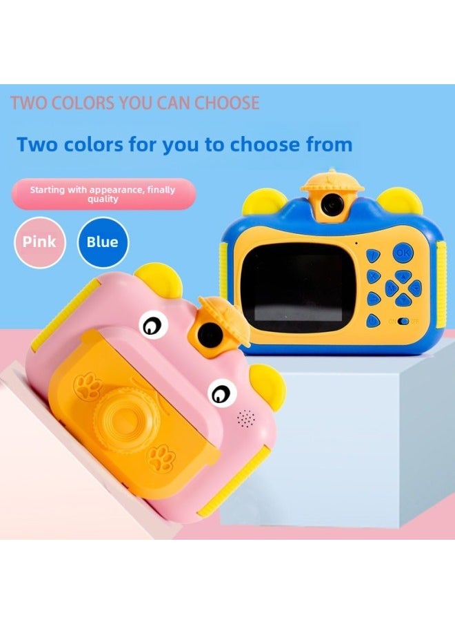 Generic Popular Children's Cartoon Polaroid Camera Children's Portable Mini SLR Digital Printing Camera-Color:32G  - Image 3