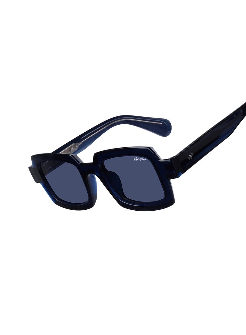 ووجلز نظارة شمسية بوش بلو مستطيلة مستقطبة بحماية 100% من الأشعة فوق البنفسجية للرجال والنساء - Image 2